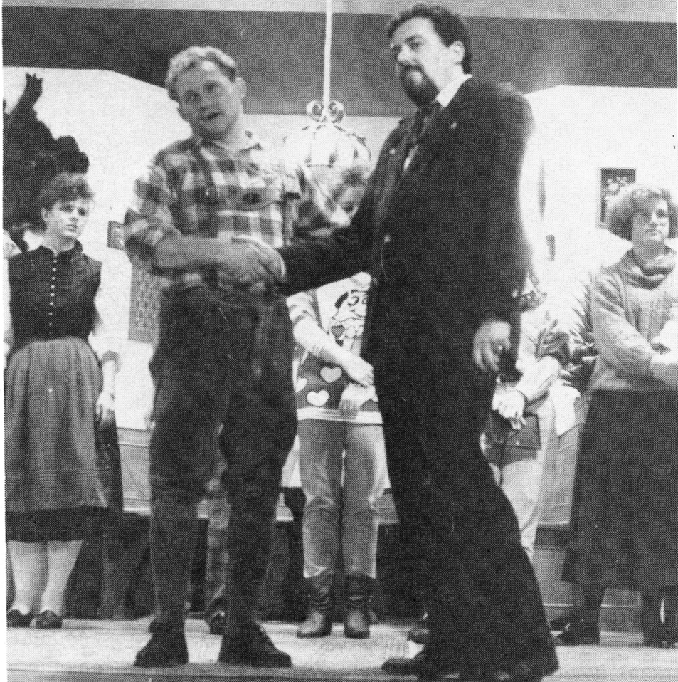 So soll's noch lange bleiben! Freundschaftlicher Händedruck der beiden 1. Vorsitzenden Franz Martl (rechts) und Jakob Kehrle